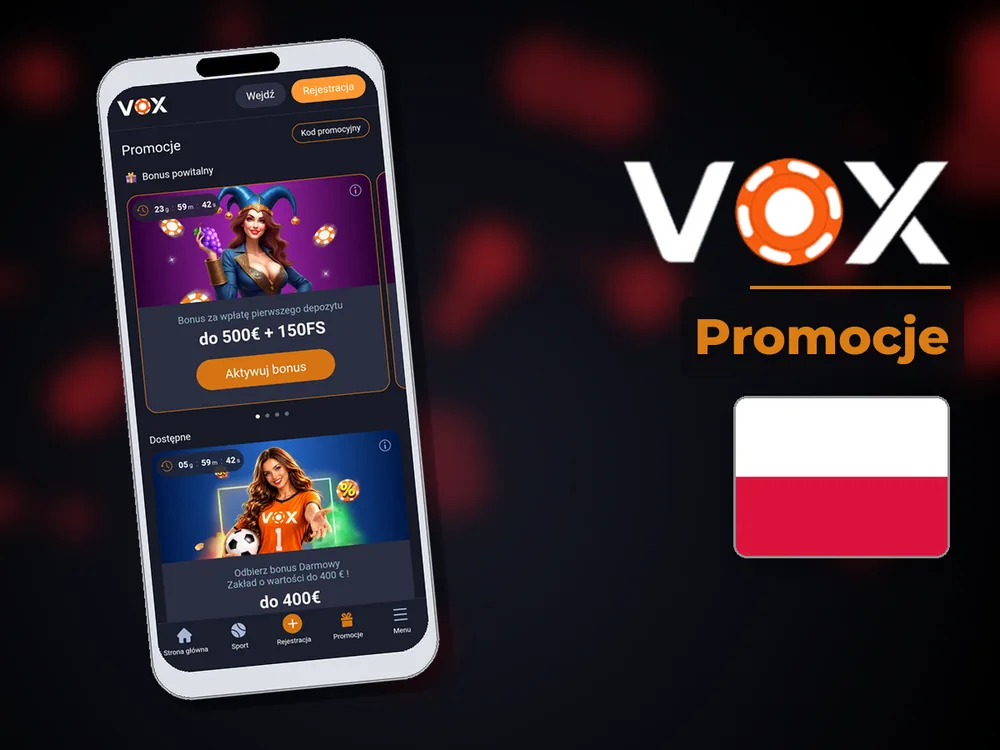 vox casino - Promocje