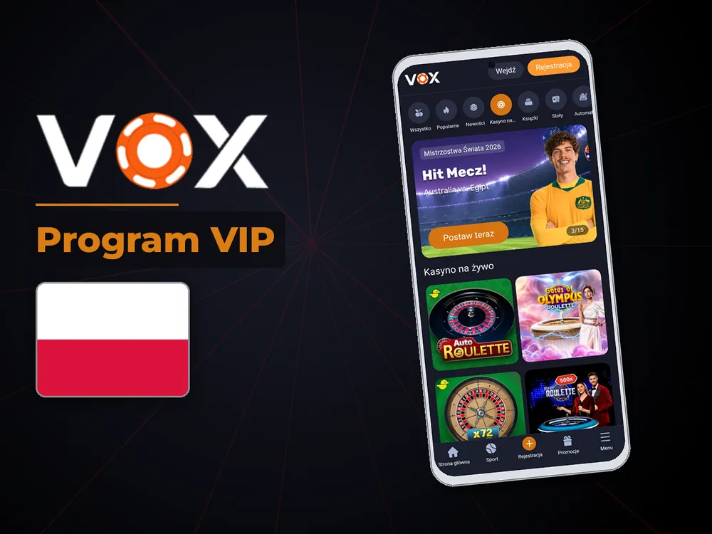 vox casino - Program VIP