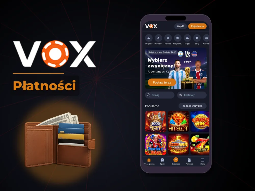 vox casino - Płatności