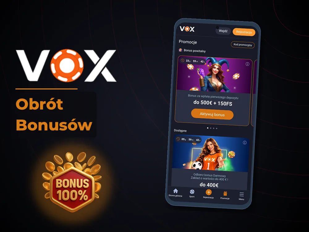 vox casino - Obrót Bonusów