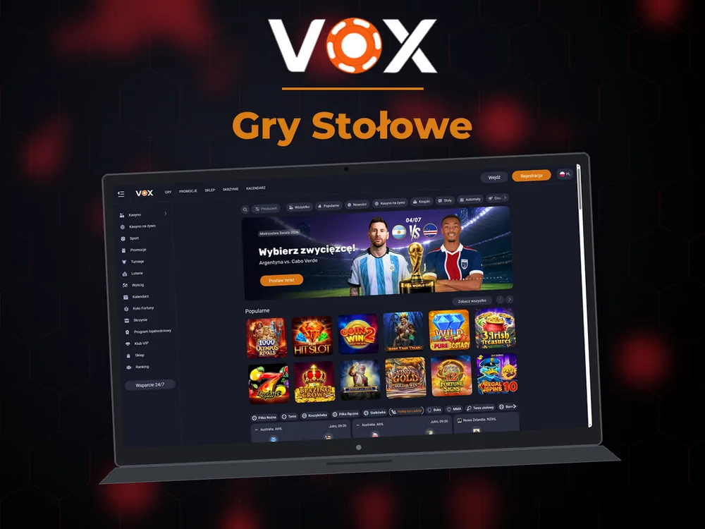 vox casino - Gry Stołowe
