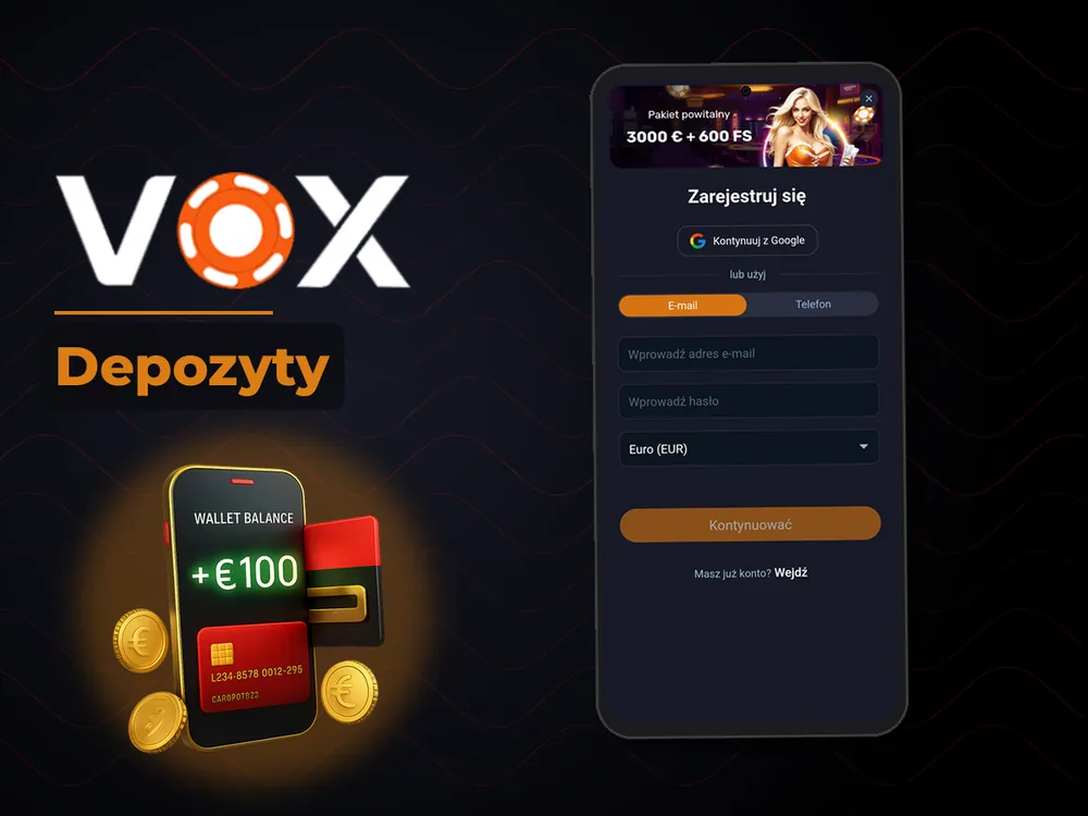 vox casino - Depozyty