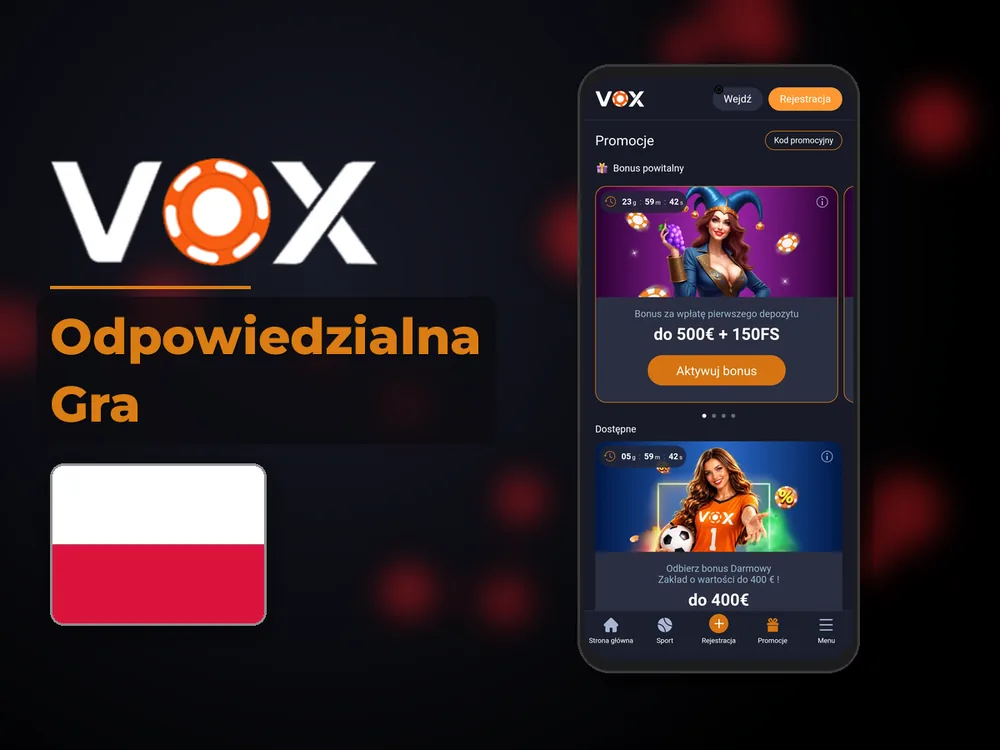 vox casino - Odpowiedzialna Gra