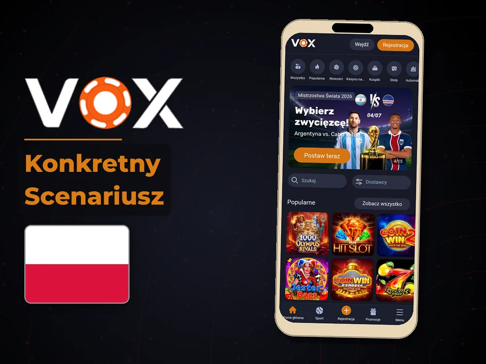 vox casino - Konkretny Scenariusz