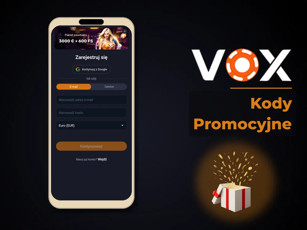 vox casino - Kody Promocyjne