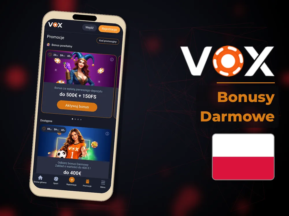 vox casino - Bonusy Darmowe