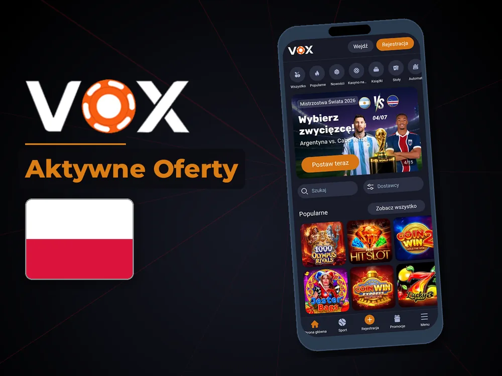 vox casino - Aktywne Oferty