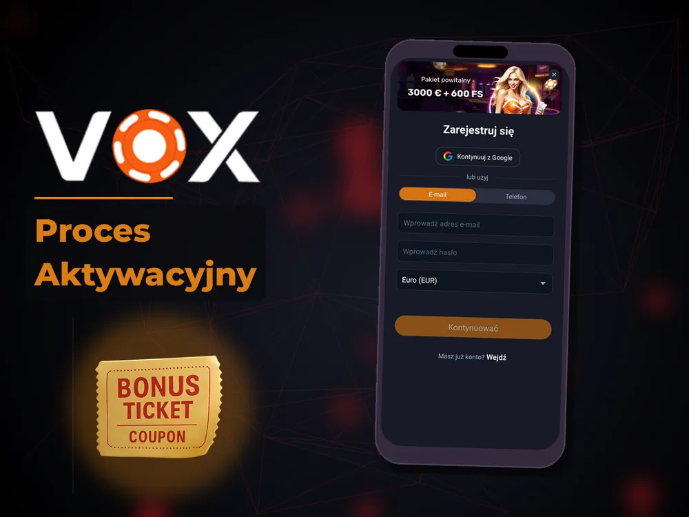 vox casino - Proces Aktywacyjny