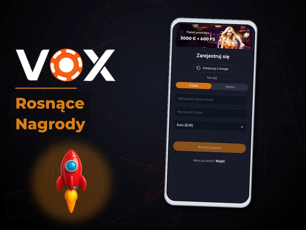 vox casino - Rosnące Nagrody