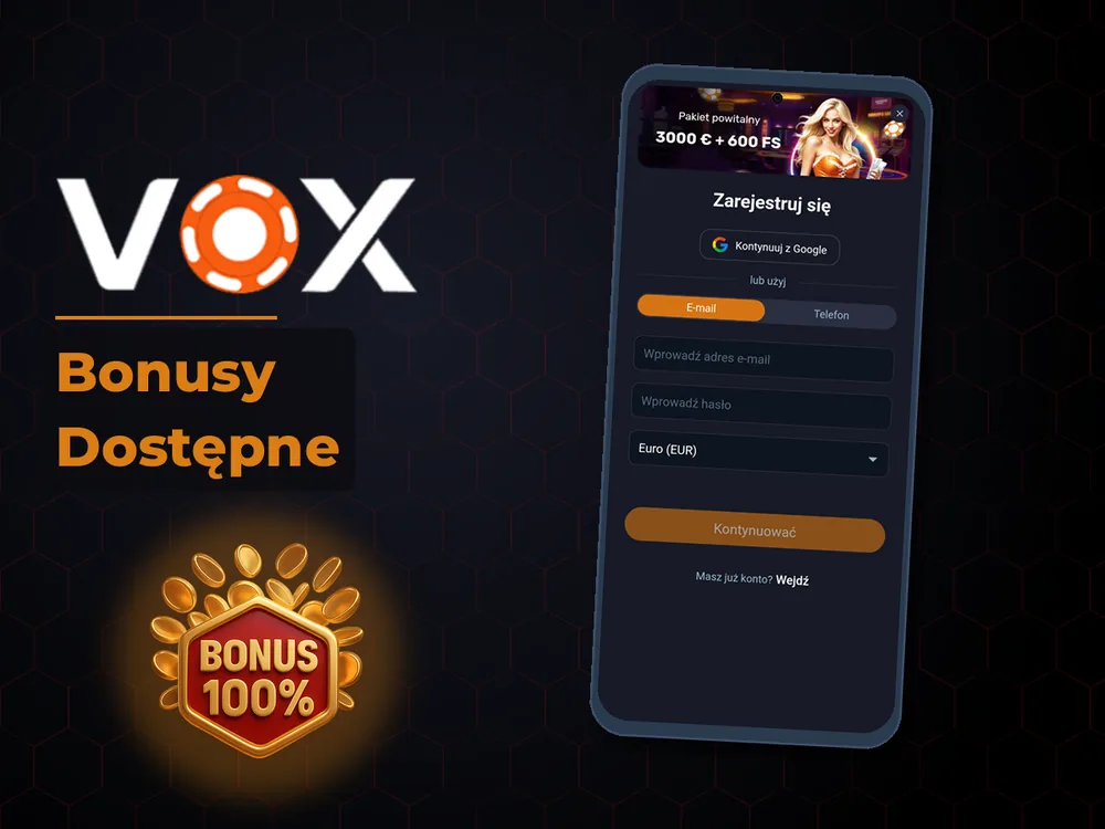 vox casino - Bonusy Dostępne