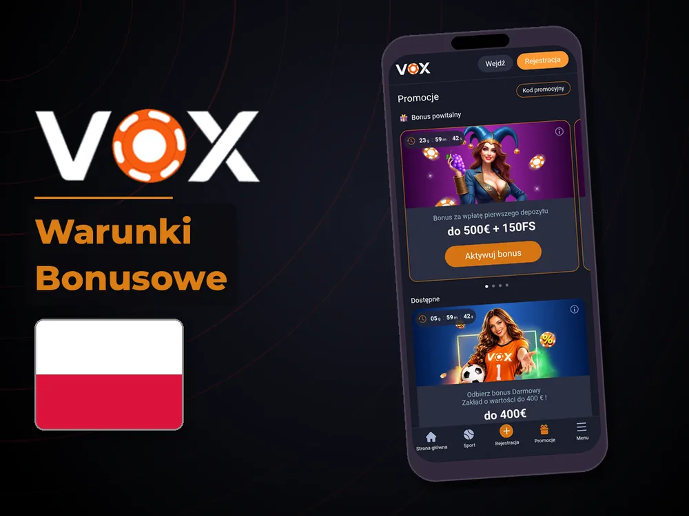 vox casino - Warunki Bonusowe