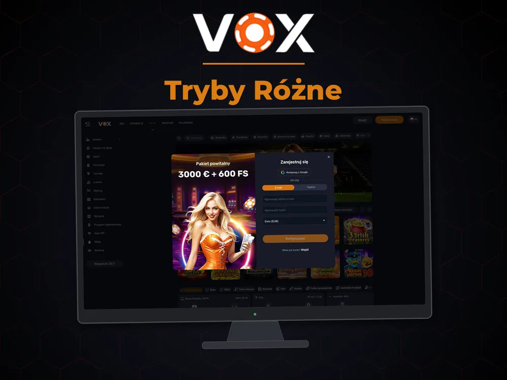 vox casino - Tryby Różne