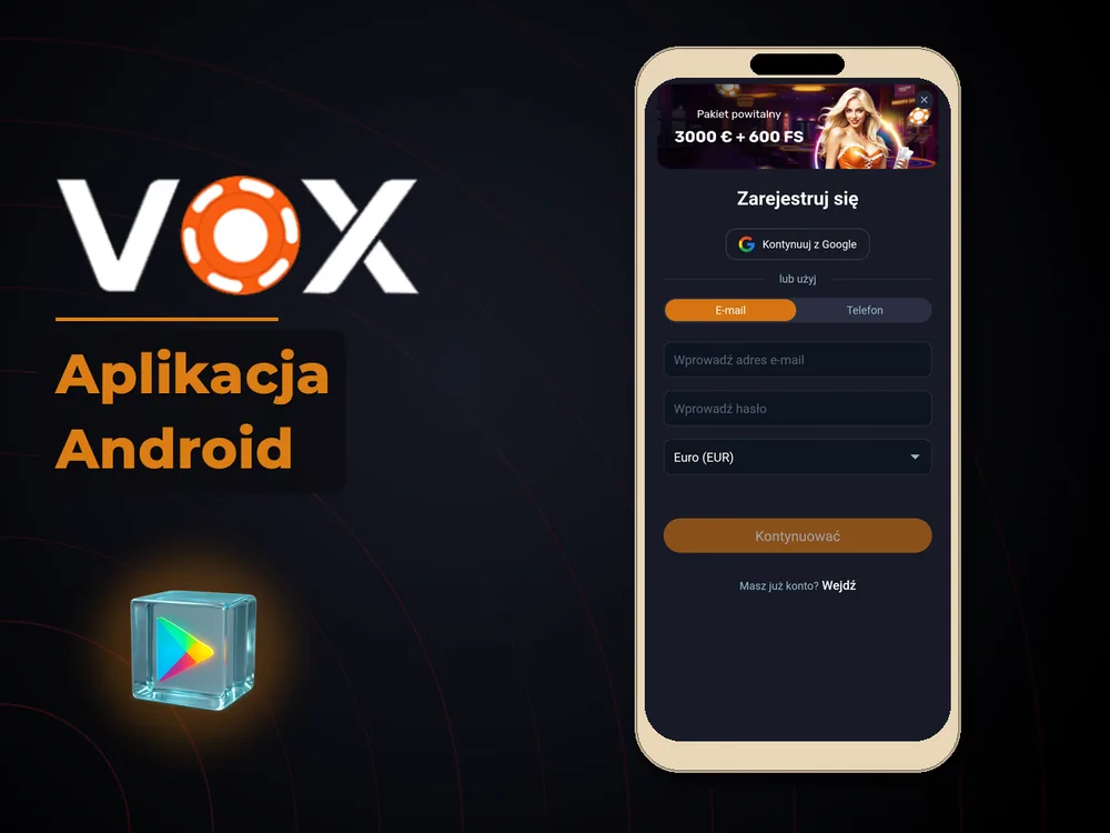 vox casino - Aplikacja Android