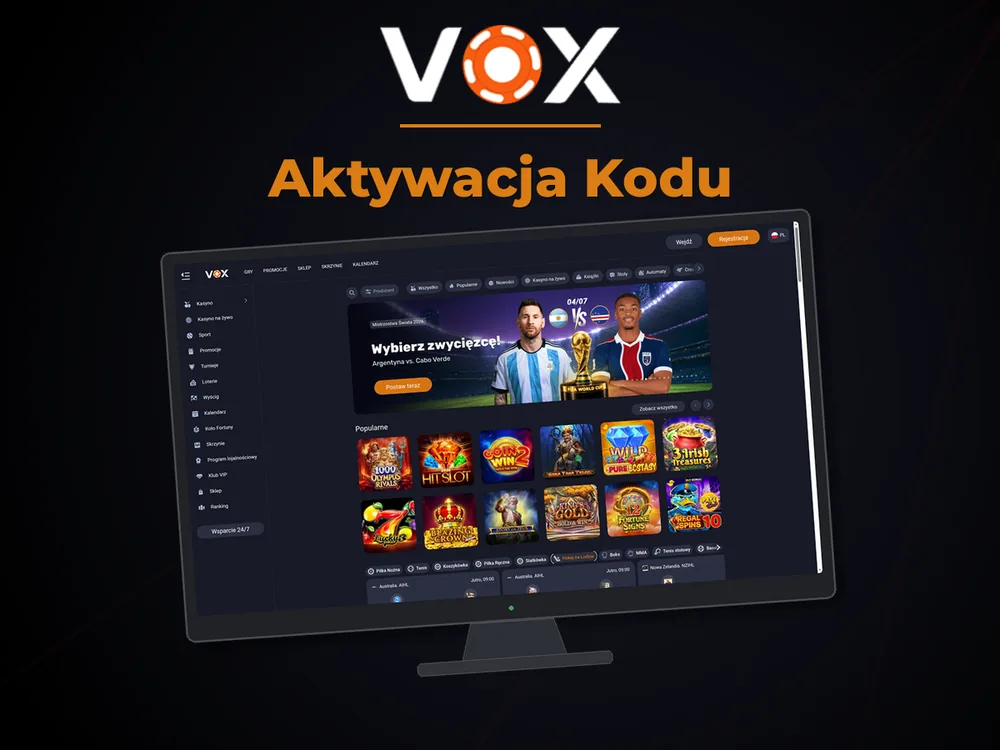 vox casino - Aktywacja Kodu