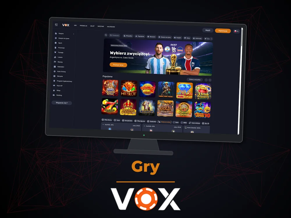 vox casino - Gry