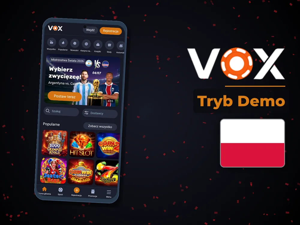 vox casino - Tryb Demo