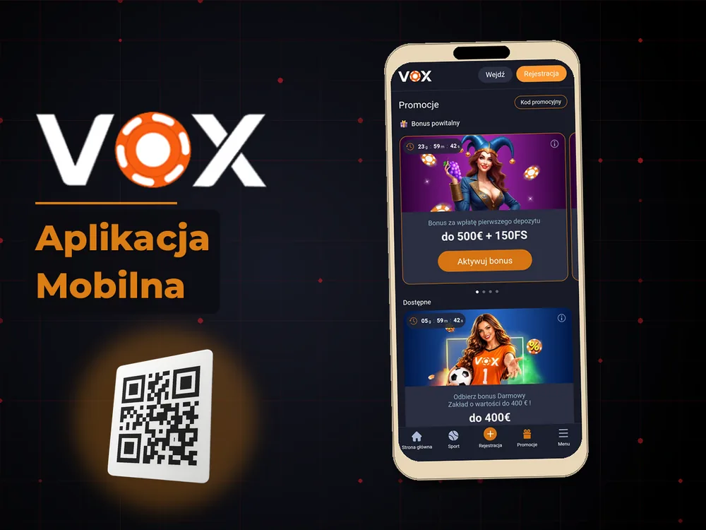vox casino - Aplikacja Mobilna