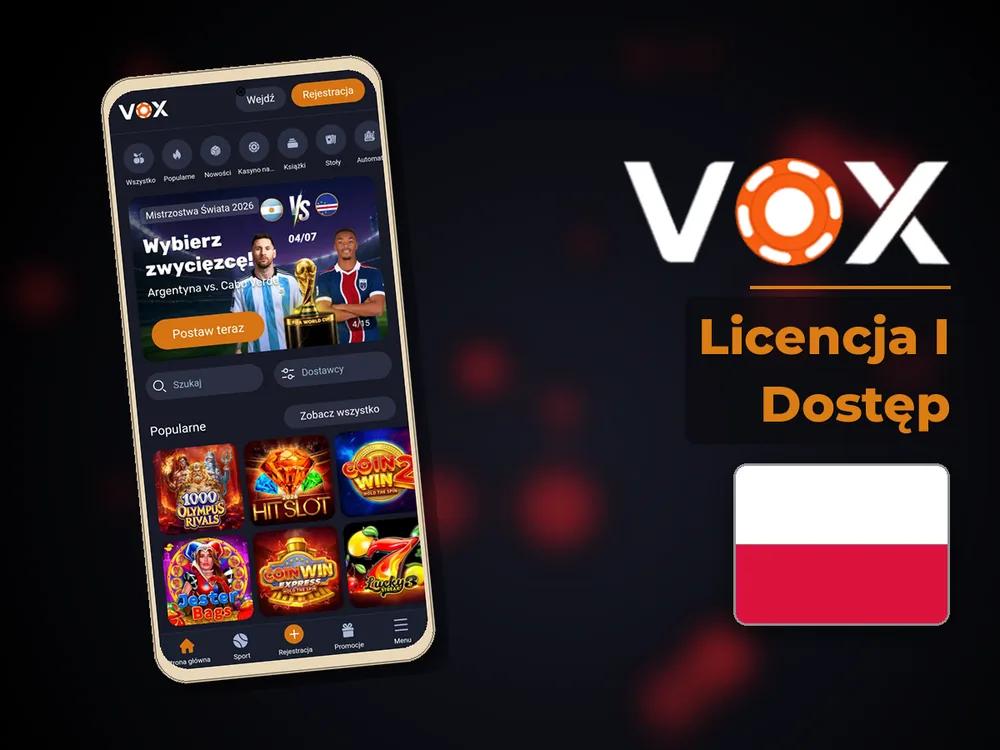 vox casino - Licencja I Dostęp
