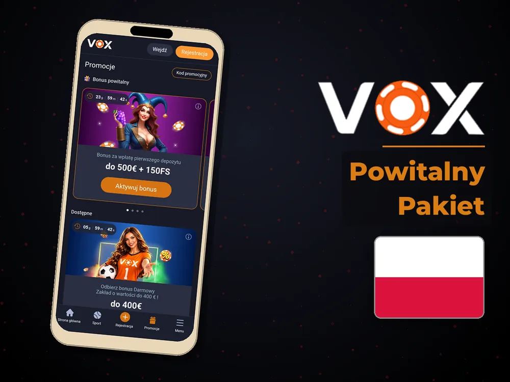 vox casino - Powitalny Pakiet