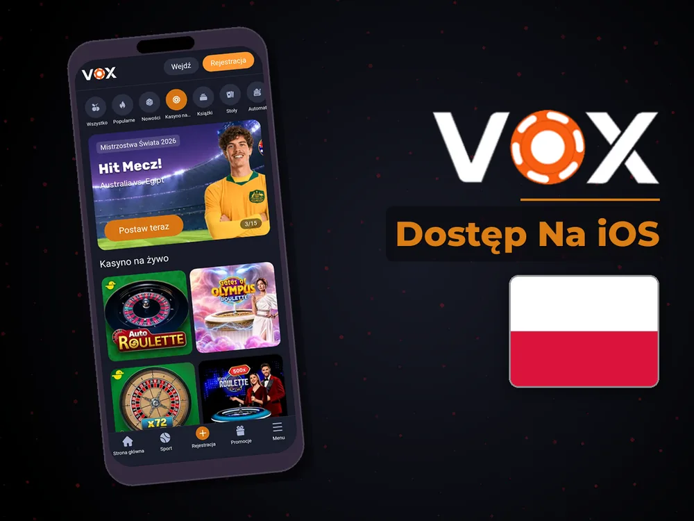 vox casino - Dostęp Na iOS