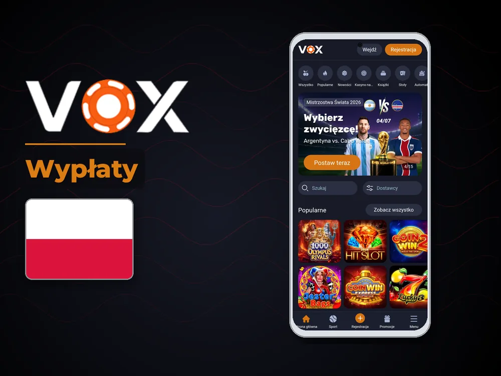 vox casino - Wypłaty
