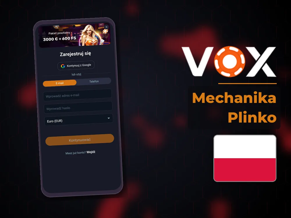 vox casino - Mechanika Plinko