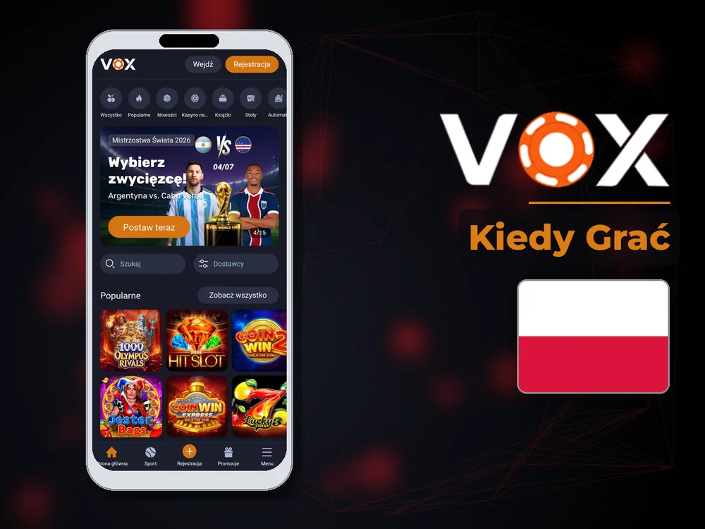 vox casino - Kiedy Grać
