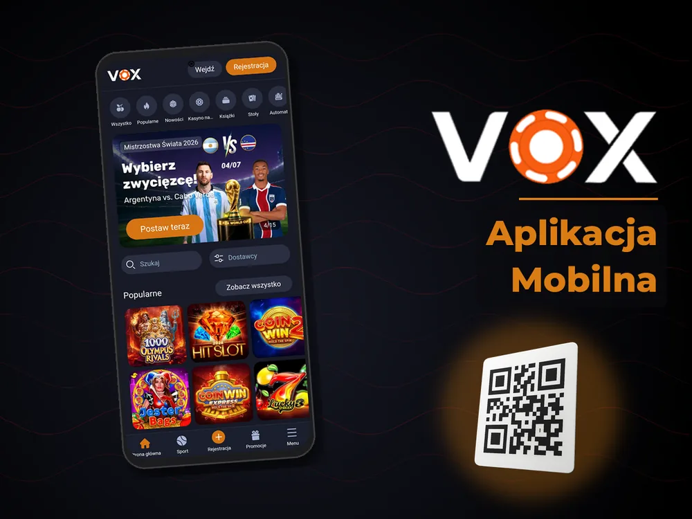 vox casino - Aplikacja Mobilna