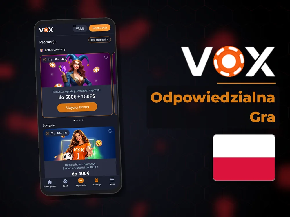 vox casino - Odpowiedzialna Gra