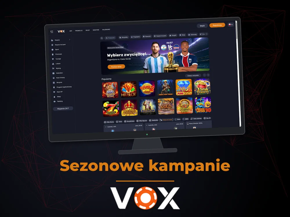 vox casino - Sezonowe kampanie