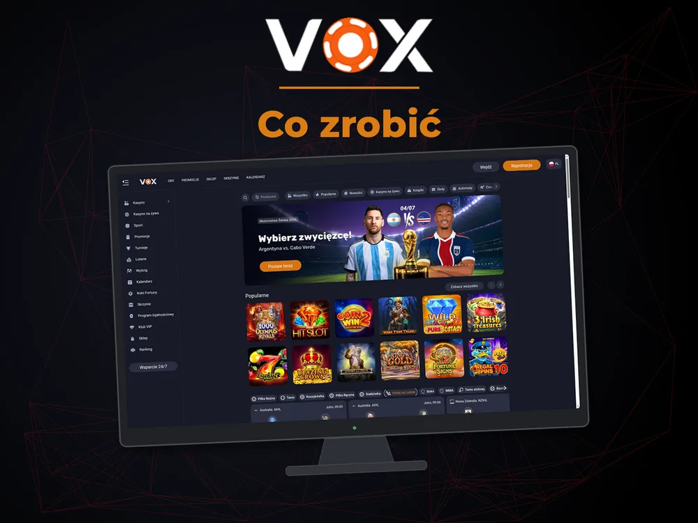 vox casino - Co zrobić