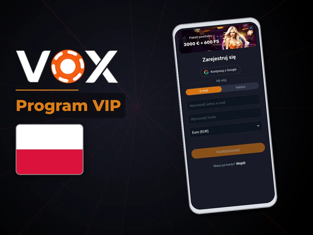 vox casino - Program VIP