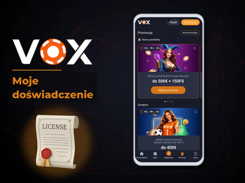 vox casino - Moje doświadczenie