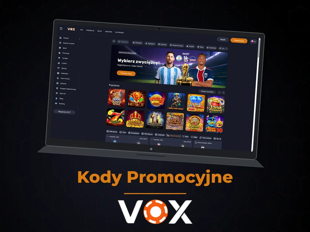 vox casino - Kody Promocyjne