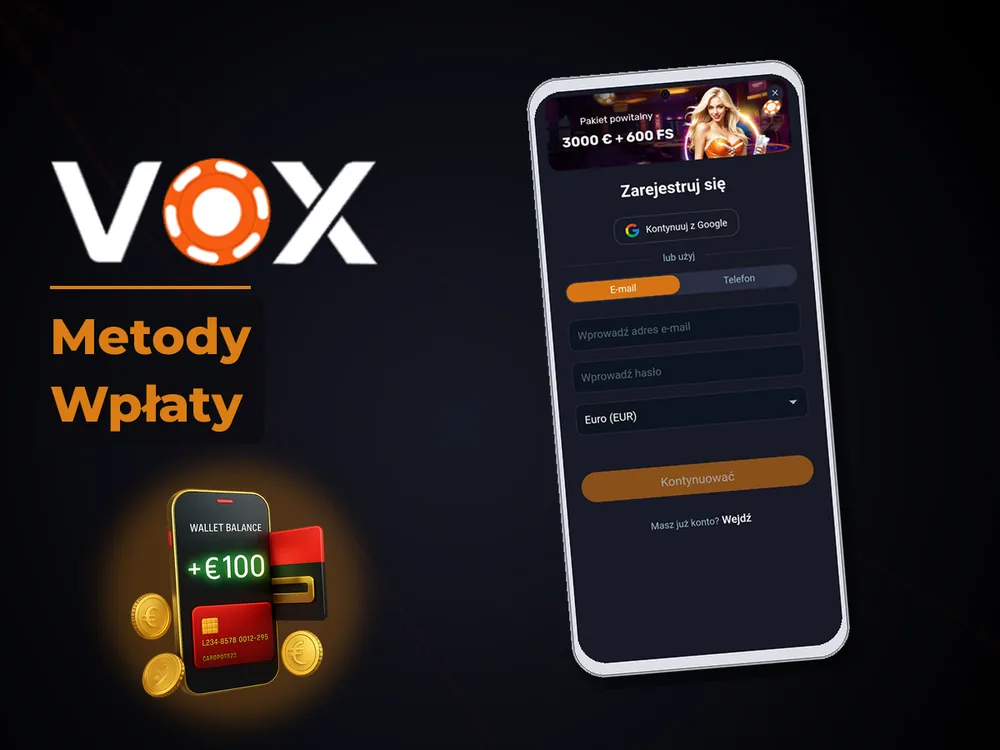 vox casino - Metody Wpłaty