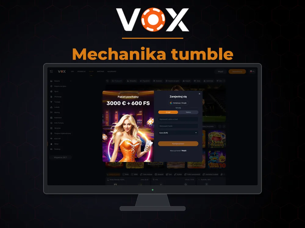 vox casino - Mechanika tumble