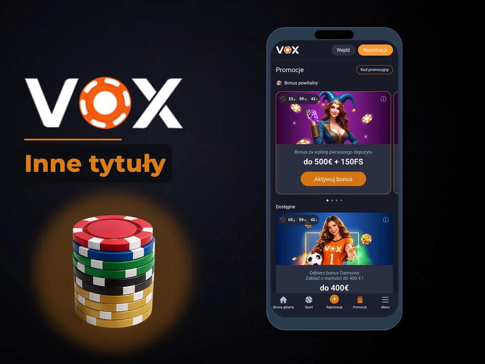 vox casino - Inne tytuły
