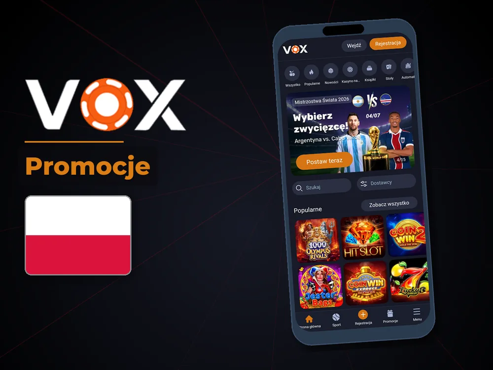 vox casino - Promocje