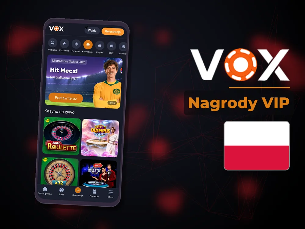 vox casino - Nagrody VIP