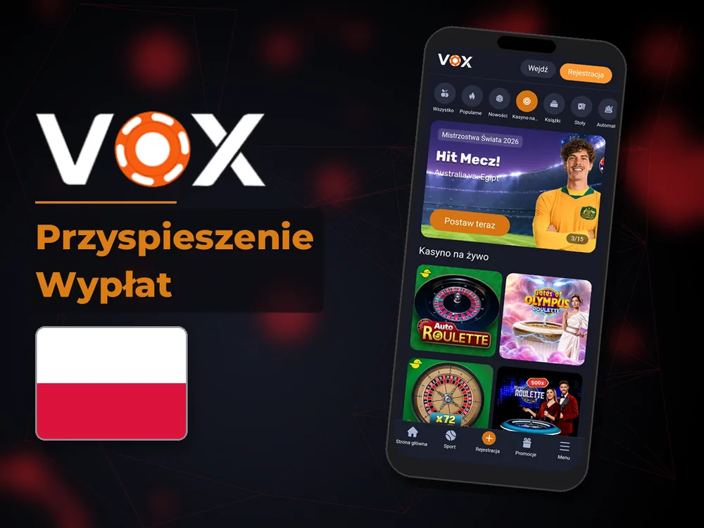vox casino - Przyspieszenie Wypłat