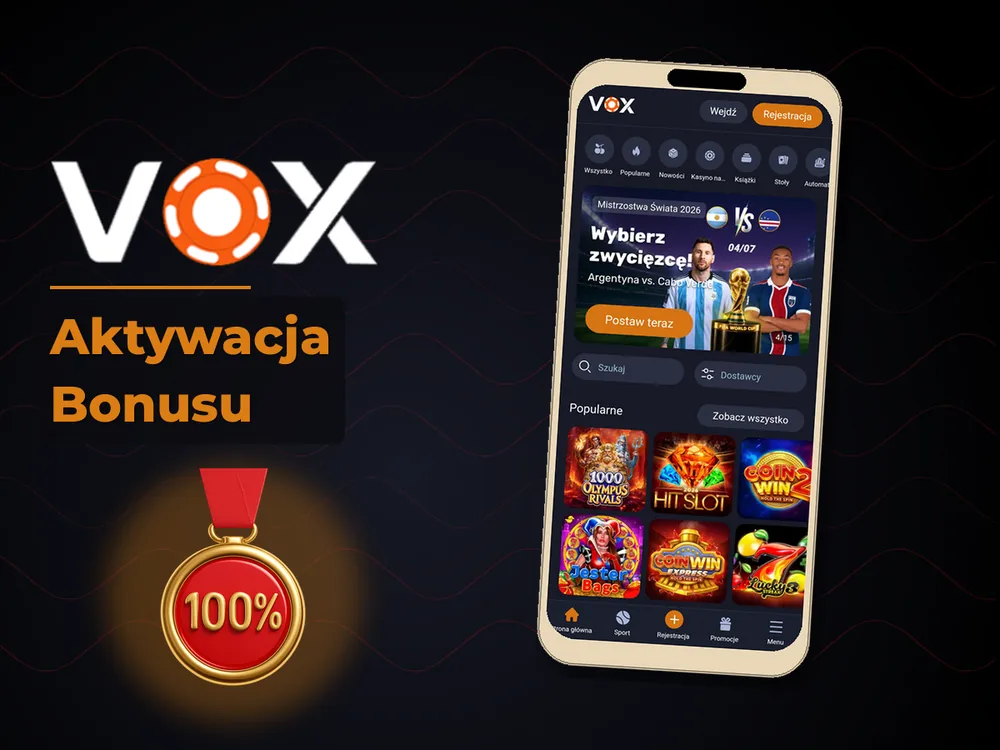 vox casino - Aktywacja Bonusu