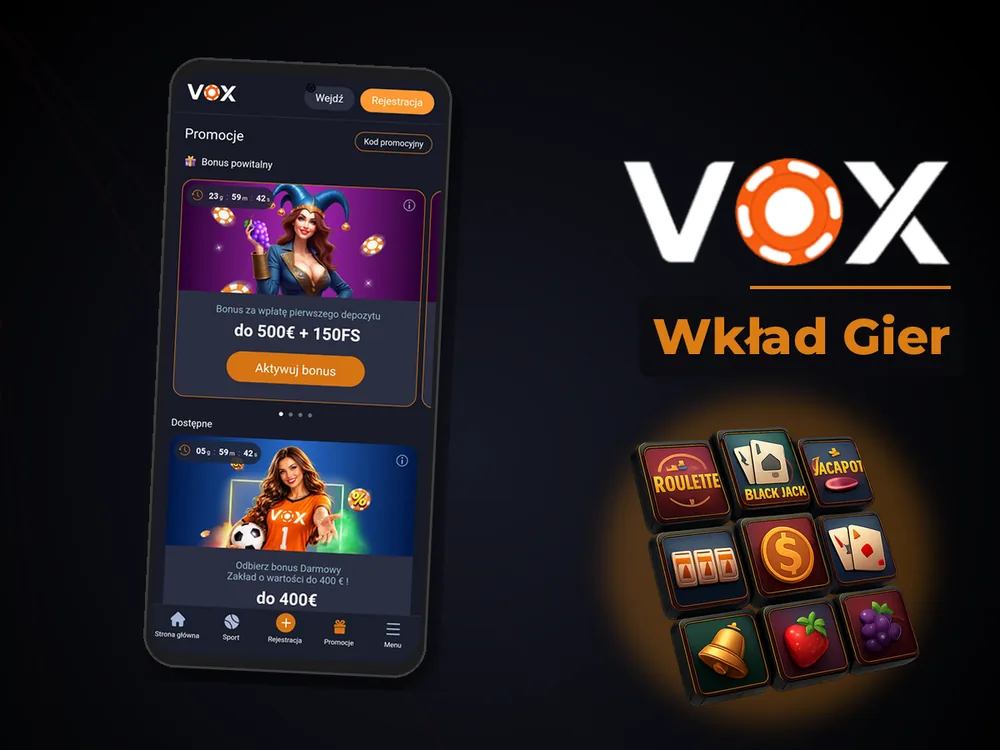 vox casino - Wkład Gier