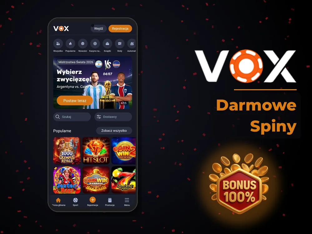 vox casino - Darmowe Spiny
