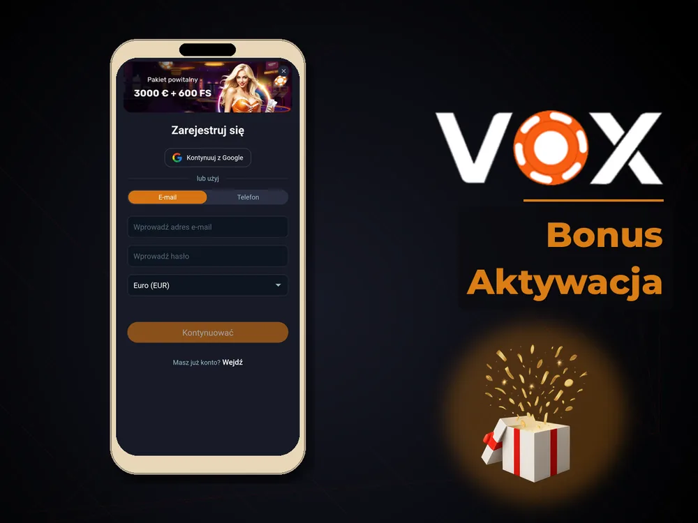 vox casino - Bonus Aktywacja