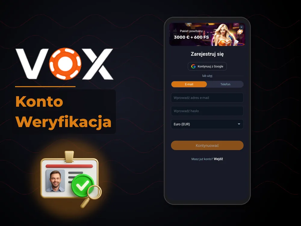 vox casino - Konto Weryfikacja