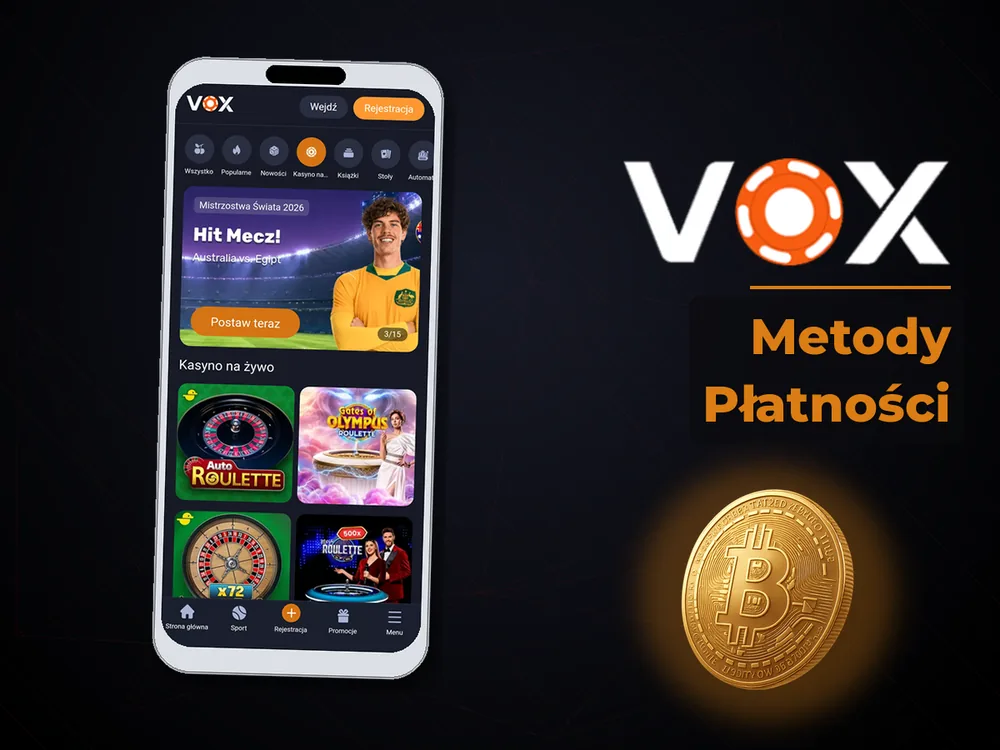 vox casino - Metody Płatności