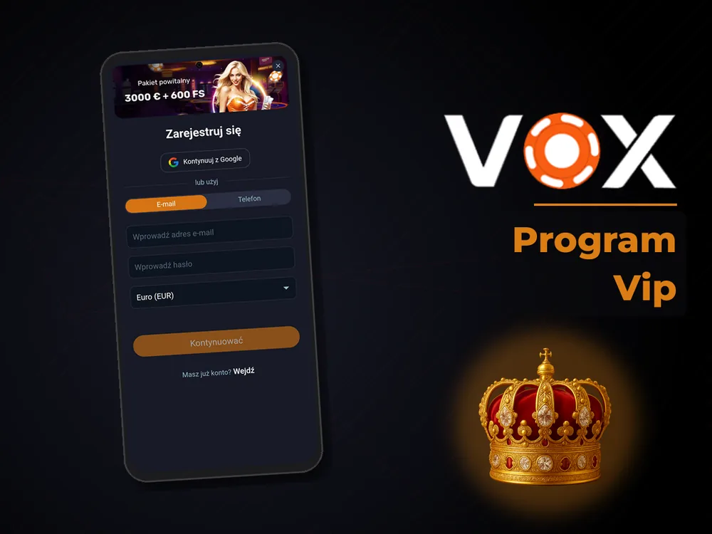 vox casino - Program Vip
