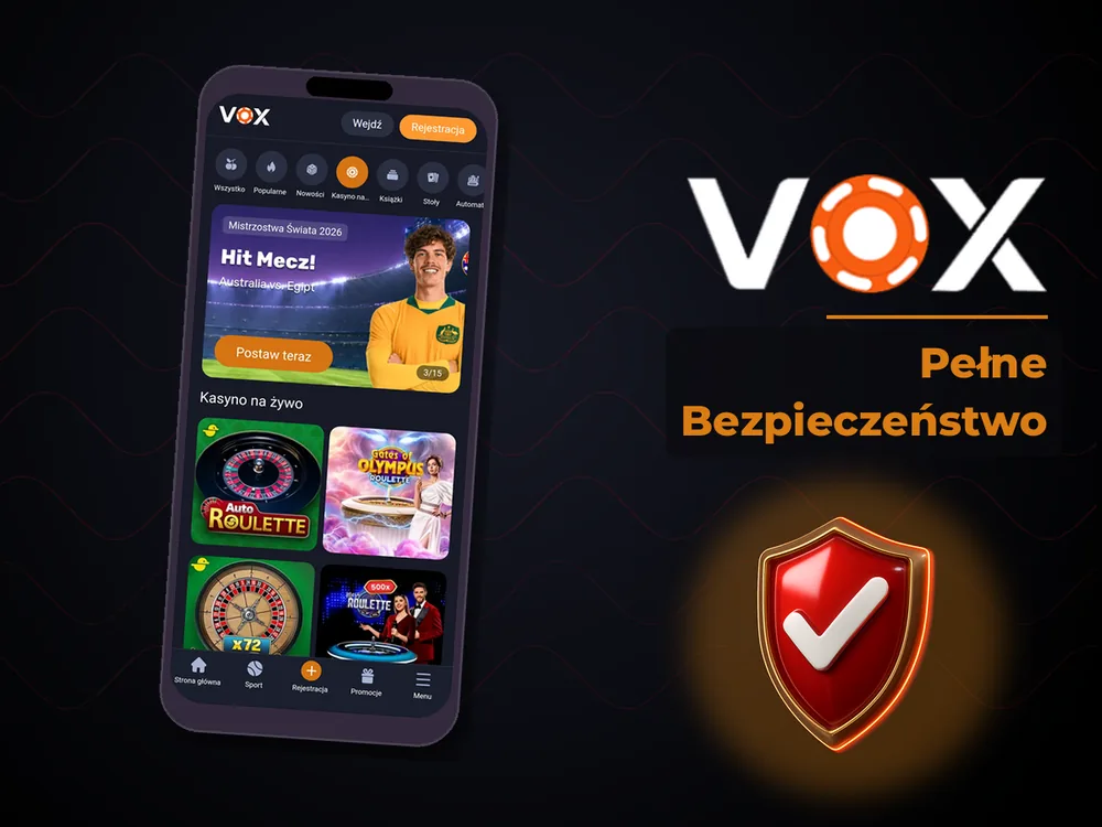 vox casino - Pełne Bezpieczeństwo